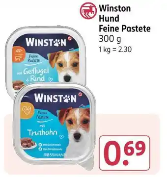 Rossmann Winston geflügel & rind oder truthahn Angebot