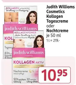 Rossmann Judith williams cosmetics kollagen tagescreme oder nachtcreme Angebot