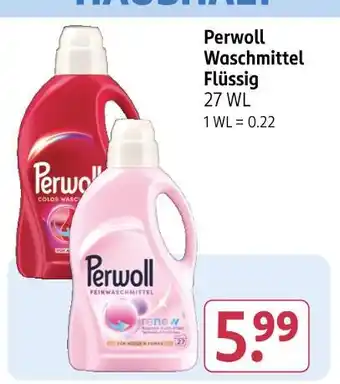 Rossmann Perwoll waschmittel flüssig Angebot