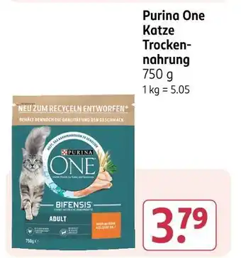 Rossmann Purina one katze trockennahrung Angebot