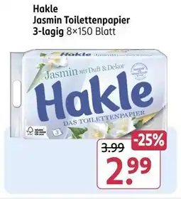 Rossmann Hakle jasmin toilettenpapier Angebot