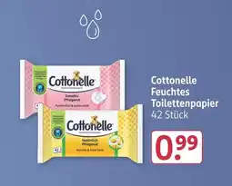 Rossmann Cottonelle sensitiv pflegend oder natürlich pflegend Angebot