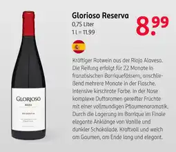 Rossmann Glorioso reserva Angebot