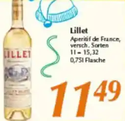 inkoop Lillet Aperitif de France Angebot