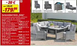 toom Baumarkt Gartenmöbel-serie „delia“ Angebot