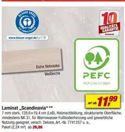 toom Baumarkt Laminat scandinavia Angebot