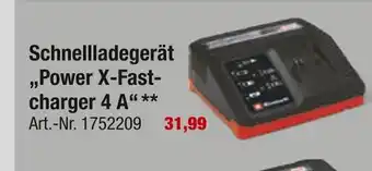 toom Baumarkt Schnellladegerät power x-fast-charger 4 a Angebot