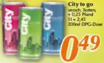 inkoop City to go Angebot