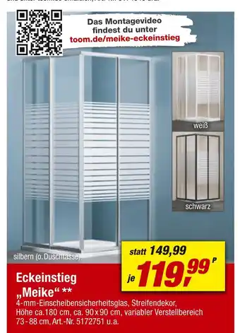 toom Baumarkt Meike eckeinstieg „meike“ Angebot