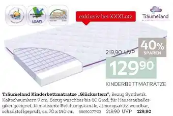 XXXLutz Träumeland kinderbettmatratze „glücksstern“ Angebot