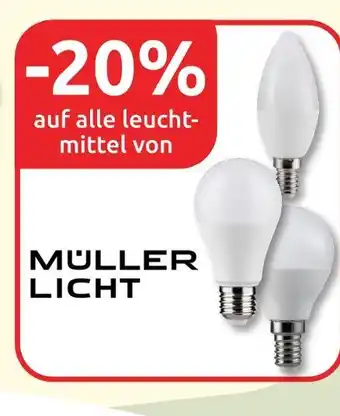 Budni Müller licht -20% Angebot