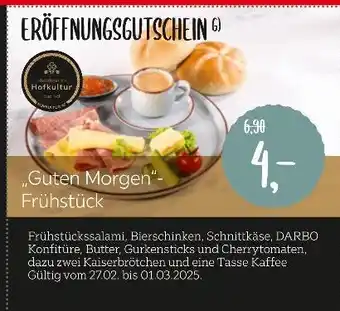 XXXLutz „guten morgen“- frühstück Angebot