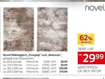 XXXLutz Novel webteppich „pompeji“ und „balearia“ Angebot