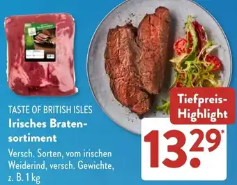 Aldi Süd TASTE OF BRITISH ISLES Irisches Bratensortiment Angebot