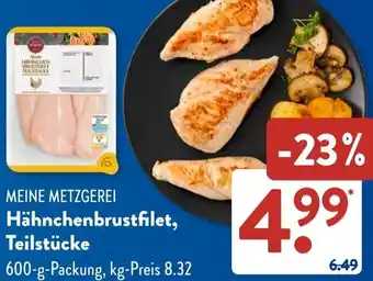 Aldi Süd MEINE METZGEREI Hähnchenbrustfilet, Teilstücke Angebot