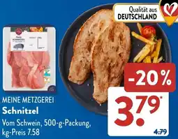 Aldi Süd MEINE METZGEREI Schnitzel Angebot