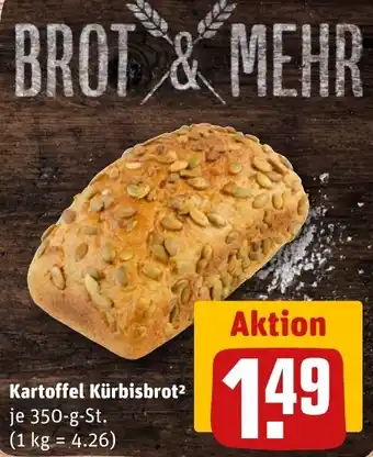 REWE Kartoffel Kürbisbrot Angebot