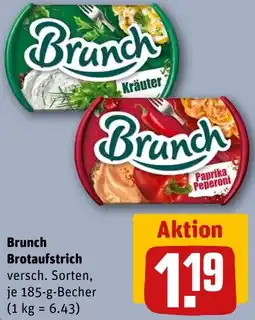 REWE Brunch Brotaufstrich Angebot