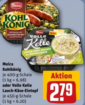 REWE Meica Kohlkönig oder Volle Kelle Lauch-Käse-Eintopf Angebot