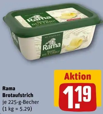 REWE Rama Brotaufstrich Angebot