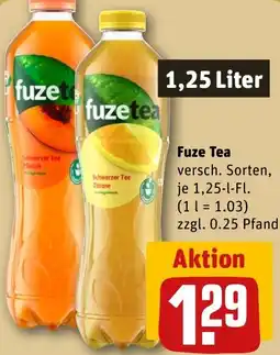 REWE Fuze Tea Angebot