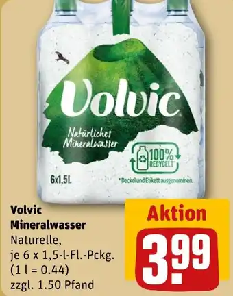 REWE Volvic Mineralwasser Angebot