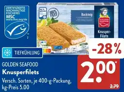 Aldi Süd GOLDEN SEAFOOD Knusperfilets Angebot