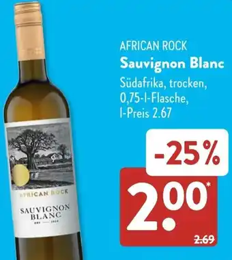 Aldi Süd AFRICAN ROCK Sauvignon Blanc Angebot