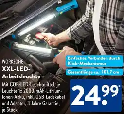 Aldi Süd WORKZONE XXL-LED Arbeitsleuchte Angebot