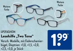 Aldi Süd UP2FASHION Lesehilfe ,,Two Tone" Angebot