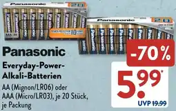 Aldi Süd Panasonic Everyday-Power Alkali-Batterien Angebot