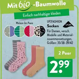 Aldi Süd UP2FASHION Socken Angebot