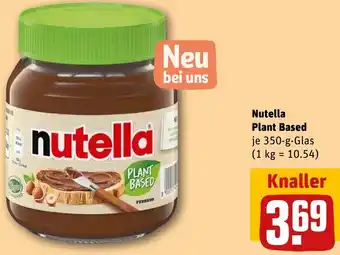 REWE Nutella Plant Based Angebot