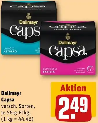 REWE Dallmayr Capsa Angebot