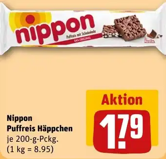 REWE Nippon Puffreis Häppchen Angebot