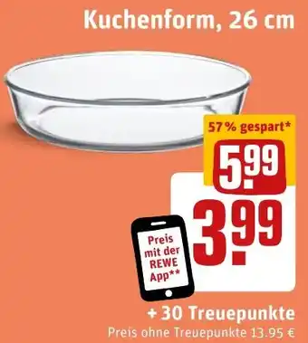 REWE Kuchenform, 26 cm Angebot