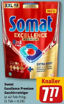 REWE Somat Excellence Premium Geschirrreiniger Angebot