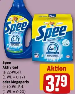 REWE Spee Aktiv Gel oder Megaperls Angebot