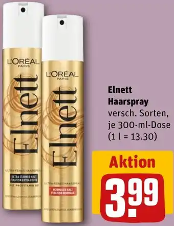 REWE Elnett Haarspray Angebot