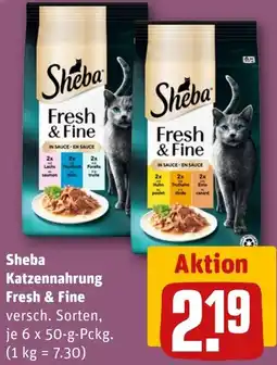 REWE Sheba Katzennahrung Fresh & Fine Angebot