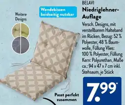 Aldi Süd BELAVI Niedriglehner Auflage Angebot