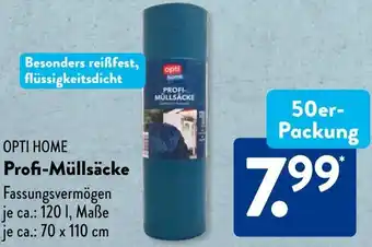 Aldi Süd OPTI HOME Profi-Müllsäcke Angebot