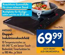 Aldi Süd AMBIANO Doppel Induktionskochfeld Angebot