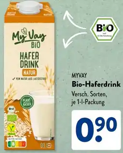 Aldi Süd MYVAY Bio-Haferdrink Angebot