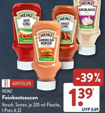 Aldi Süd HEINZ Feinkostsaucen Angebot