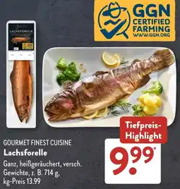 Aldi Süd GOURMET FINEST CUISINE Lachsforelle Angebot