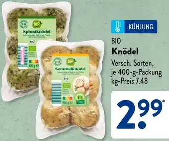 Aldi Süd BIO Knödel Angebot