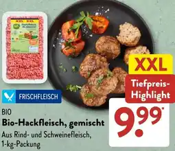 Aldi Süd Bio-Hackfleisch, gemischt Angebot