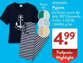 Aldi Süd UP2FASHION Pyjama Angebot