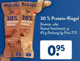 Aldi Süd 30% Protein-Riegel Angebot